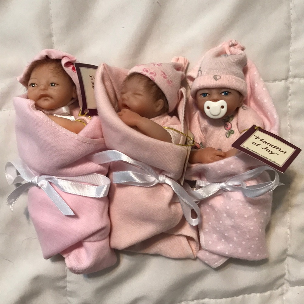 Ashton Drake Handful of Tenderness Love Joy dolls